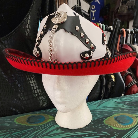 Custom Red Goth Hat main image 8